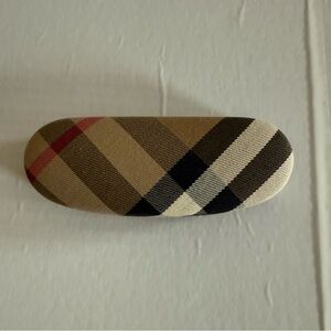 Burberry Plaid Reading Glasses Case - Beige, Black, and Red